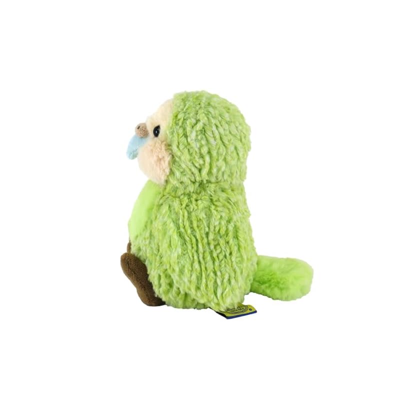SunLemon Fluffies Small Kakapo 15x14x16cm Plush Animal, Cute, Rare Animal Series, P-1403