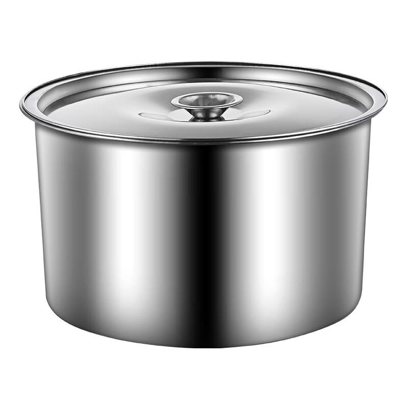 Ruhan Stainless Steel Round Condiment Pot with Lid