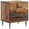 Nightstand Reclaimed Wood Look 43 X 34.5 X 47.5 Cm Engineered Wood