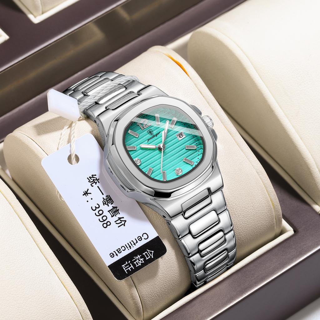 Swiss Brand New Thin Luminous Women's Quartz Watch Ultra Slim Ladies Wristwatch