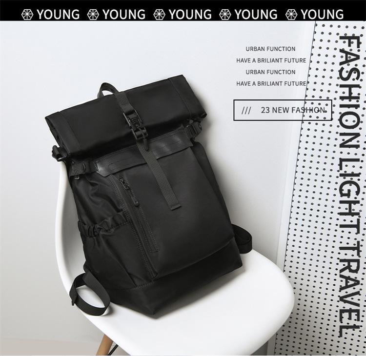 Men's Korean Style Multi-functional Waterproof Backpack for College, Travel, and Outdoor Use