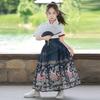 Girls' Chinese-Inspired Summer Hanfu Set – Ming & Tang Dynasty Style