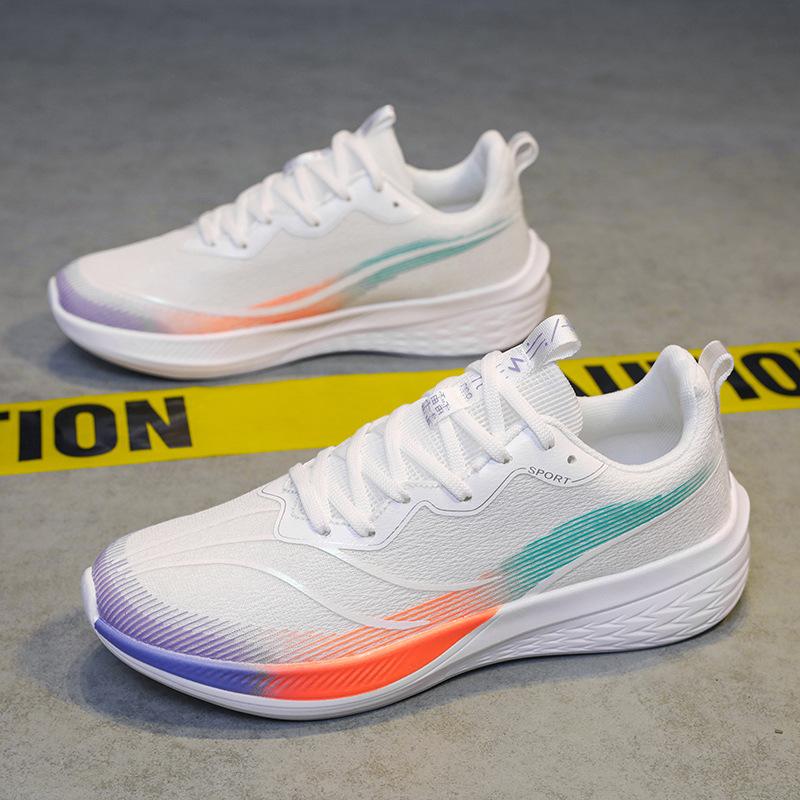 Spring and summer new marathon running shoes breathable mesh shock absorber AJ Feidian. Sneakers