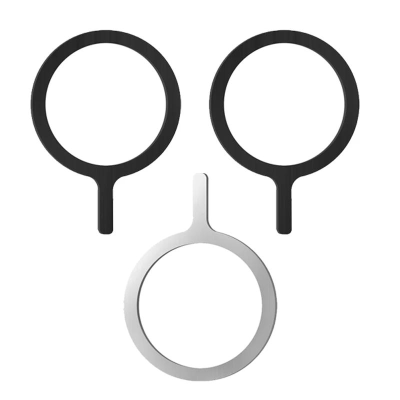 Self Adhesive Metal Ring Iron Sheet Sticker for Apple IPhone Case Magsafe Magnetic Wireless Charging Ring for iPhone 15