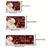 Home Decoration Christmas Kitchen Rugs Xmas Tree Pattern Xmas Floor Mats  Holiday Festival