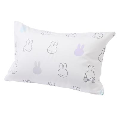 Nishikawa Miffy Fits Pillows Inner Pastel Face PJ04140035 Pillowcase, 63x43cm, Washable, Cover, DB4602, Blue,