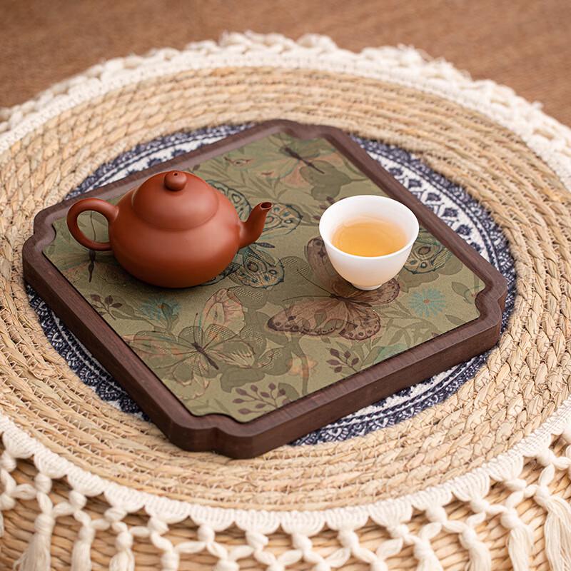 Walnut Wood Chinese Tea Tray Square Tray