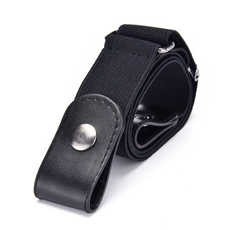 Adjustable Stretch Elastic Waist Band Invisible Belt Buckle-Free Belts for Women Men Jeans Pants Dress No Buckle Easy To Wear