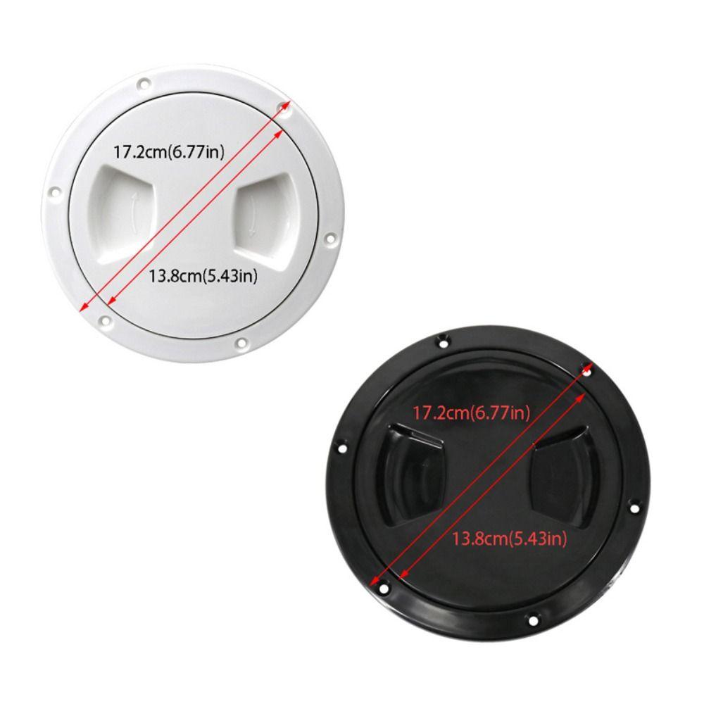 Plastic Hatch Cover Round Boat Screw Out Plate Deck Cover Lid Inspection Plate  Marine Boat