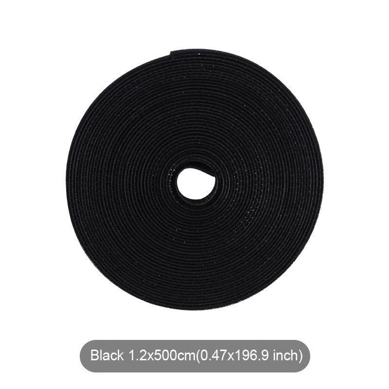 1 Roll Data Line Storage Gadget, Cable Tie Organizer, Computer Harness Wire Strap, Desktop Electrical Wire Routing Fixed Strap