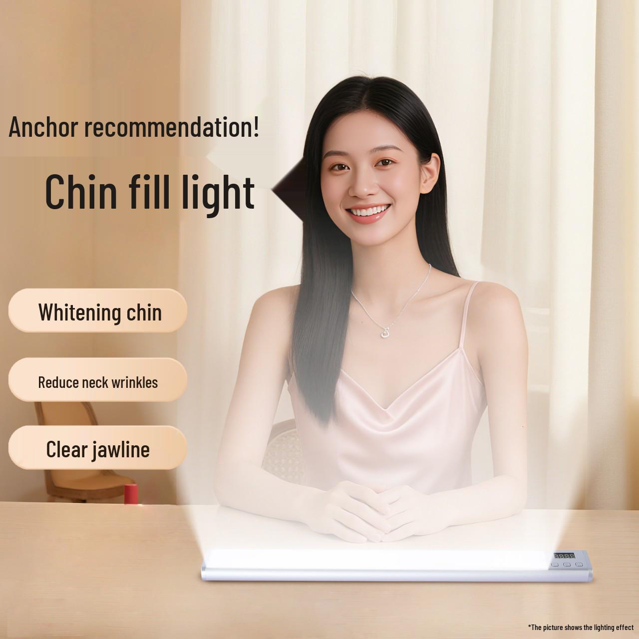 

Live Desktop Beauty Fill Light for Face and Neck Wrinkle Reduction