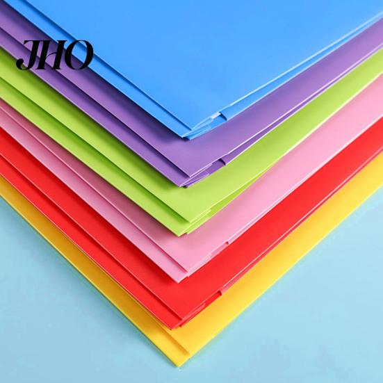 Sturdy Plastic File Folders 1/6Pcs Folder with Prongs Dual Pocket Design Document Sorting Business Card Holder Letter Size Organizer Color-coded