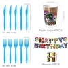 Dandys World Cartoon Party Set With Disposable Dinnerware And Decorations For Kids Event