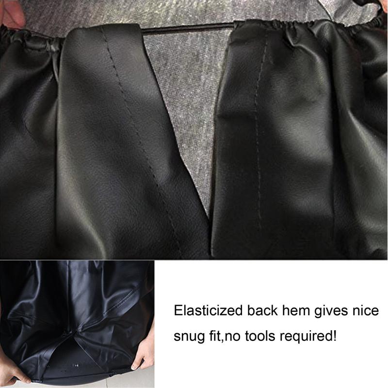 13 14 15 16 17 Inch Black Waterproof Spare Tire Cover Dustproof Wheel Tyre Protector For SUV RV Truck Camper Van Off-Road