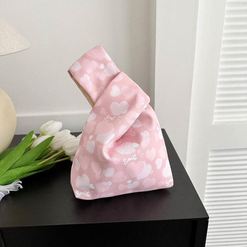 Japanese Simple Wrist Bag, New Retro Plaid Key Storage Bag, Small Bag for Work with Baby