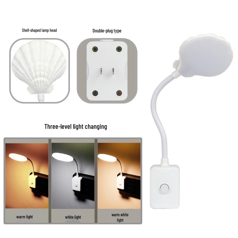 Energieeffizientes LED-Nachtlicht: Augenfreundliche Wand- oder Nachttischlampe für Studium, Stillen & Schlafzimmer. Superhell.