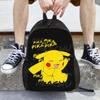 Pokemon Pikachu Backpacks Cracks A Joke Laughing Daypack  Mochila Campus Retro Washable Rucksack