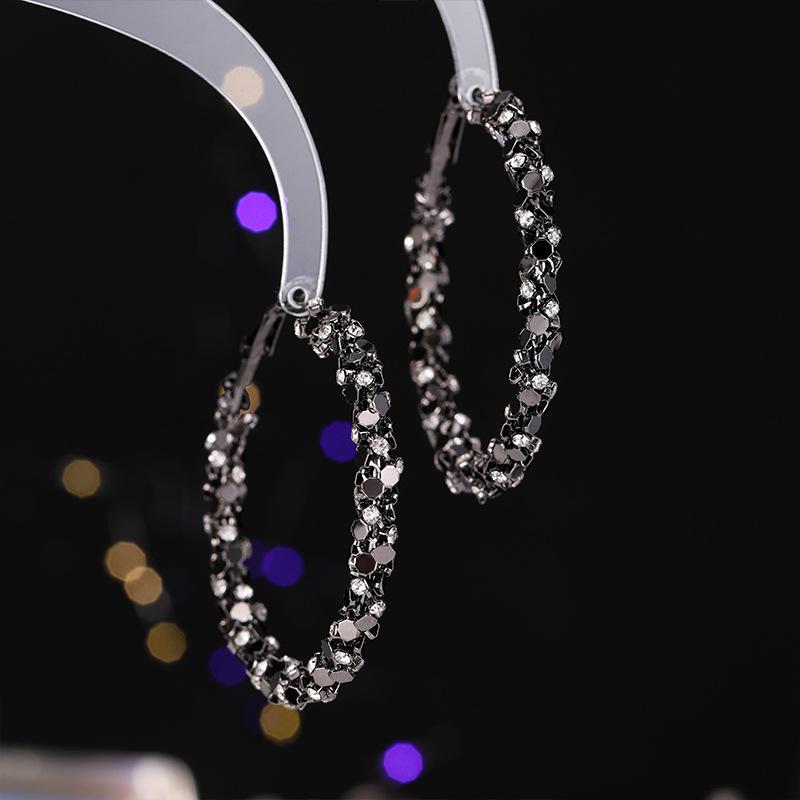 

Новые нишевые серьги высокого класса, модные, темпераментные, круглые, супер феерические, изысканные, преувеличенные, серебряные серьги-иглы S925, туфли