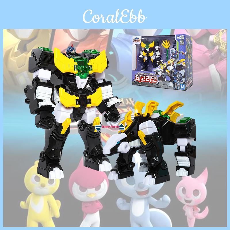 Mini Special Forces Super Dinosaur Power 2 Beast King Power 4 Verwandlungs-Mech-Rüstung Kinderspielzeug ABS-Material