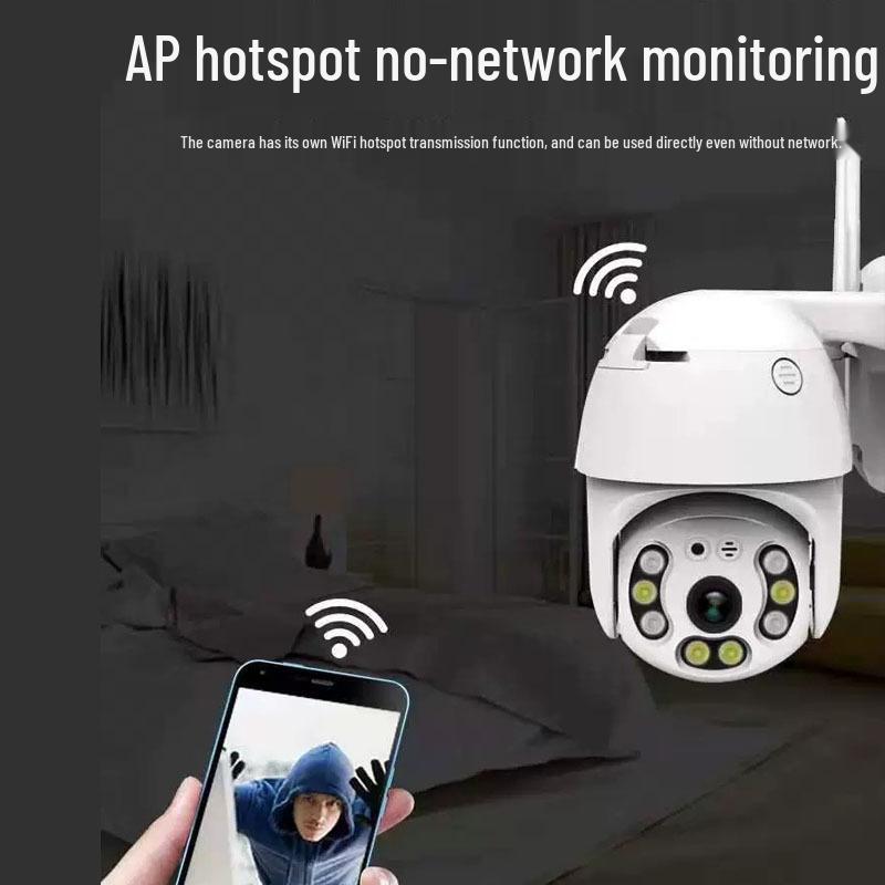 2.5" A6 Dome Home Security Camera: HD, Waterproof, Wireless WiFi Intercom