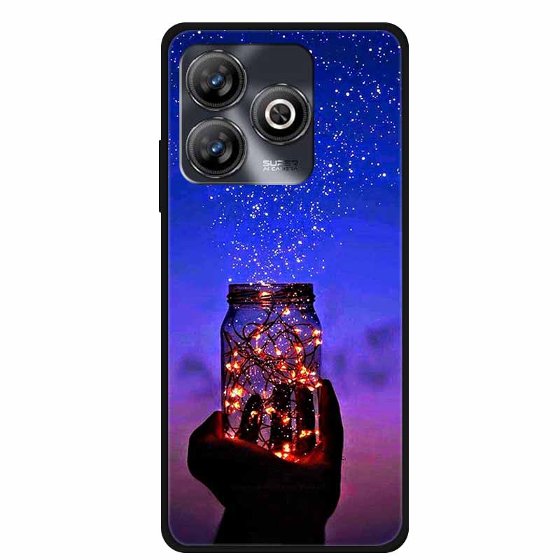 Phone Case For ZTE Blade A75 4G Back Cover Case Shockproof Black Silicone Soft Funda For ZTE Blade A75 4G Case A 75 6.6" Coque