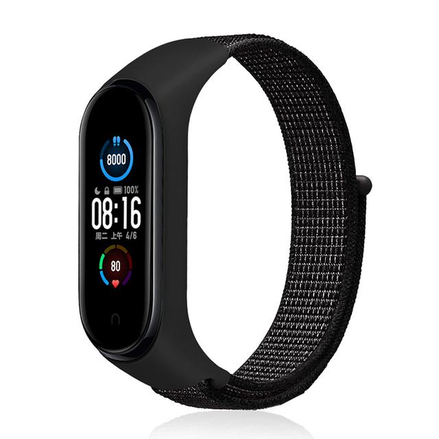 Bracelet for Mi Band 10 8 7 9 Strap Nylon Sport Loop Watch Belt Pulsera Correa Mi Band 4 Wristband Xiaomi Mi Band 5 6 3 Bracelet