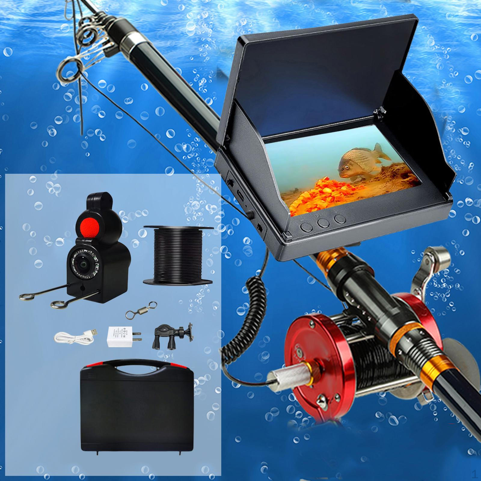 

Рыболовные эхолоты Стабильные инструменты IP68 Водонепроницаемость для открытой воды озера моря 15m