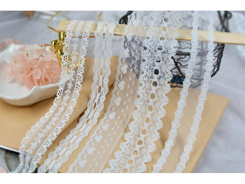 High-Quality Retro Lace Polyester Fabric for DIY Doll Clothes, Dressmaking, Skirts, and Lingerie.