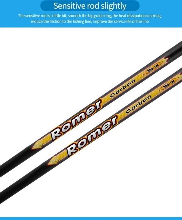 Long-Distance Casting Carp Rod: 3.3m, 3.6m, 3.9m for Sea, Lake, and Reservoir Fishing