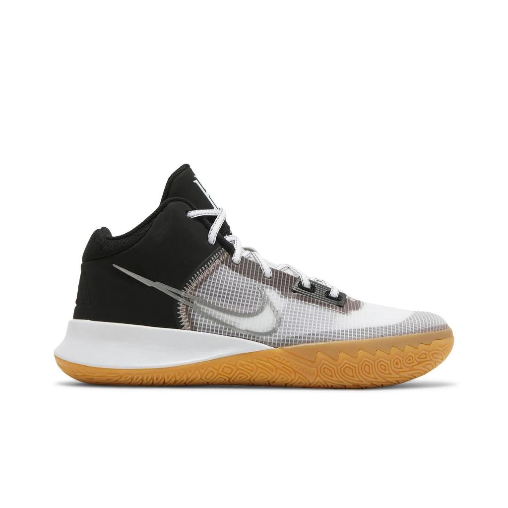 Nike Kyrie Flytrap 4 'Black Cool Grey' (Unisex) Black / White / Gum Light Brown / Metallic Cool Grey Basketball Shoes CT1972 006