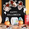 20pcs Personalized Pumpkin With Face Label Customized Halloween Sticker Custom Funny Hat Paper Stickers Hallow Party Supply