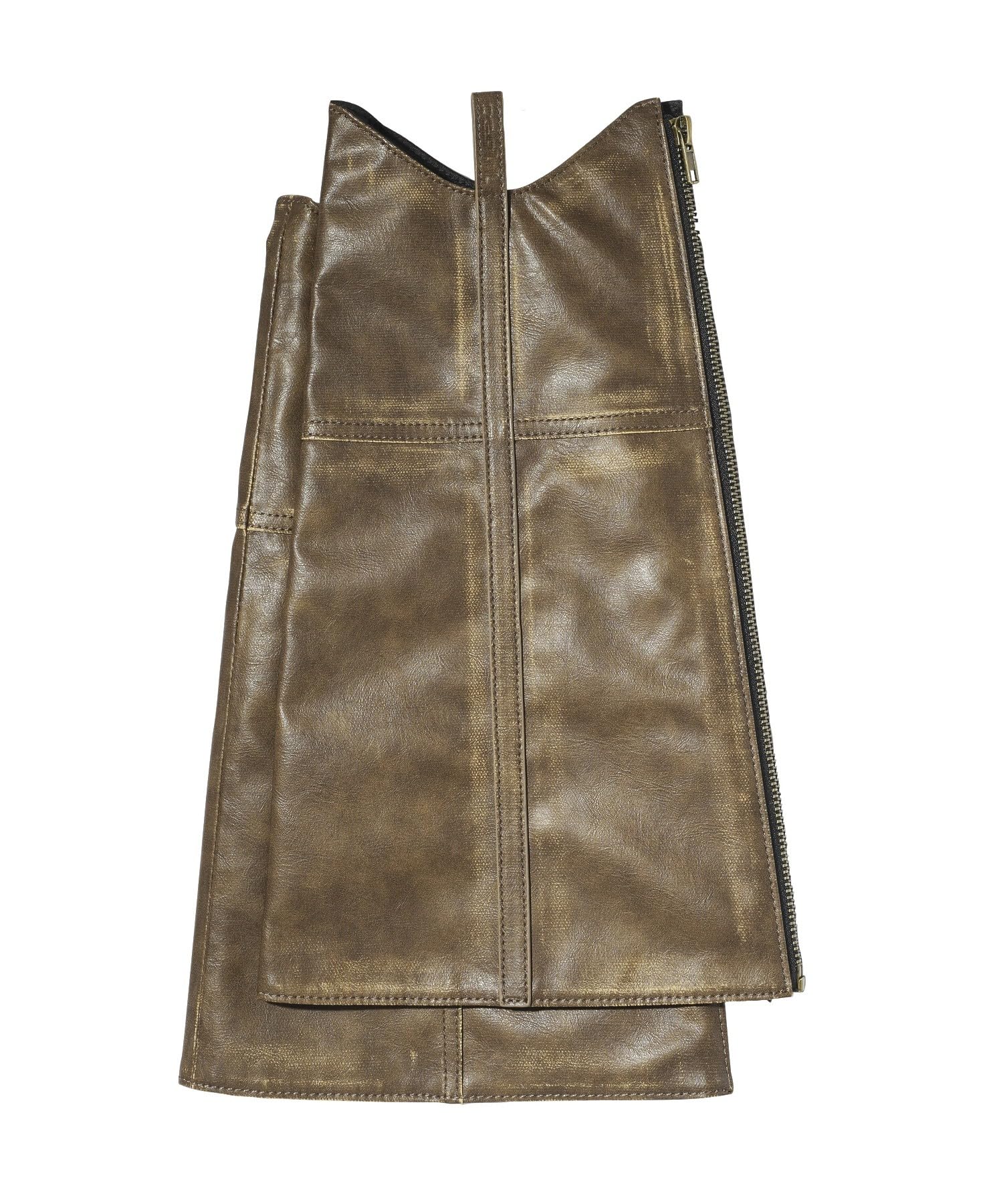 

Гетры из искусственной кожи, единый размер, X-girl, теплые, 105243054012, коричневые,