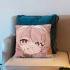 Zhao ZZenless Zone Zero ZZZ Pillow Case Short Plush Sofa Decorative Gift Home Doublesided Printing Cushio