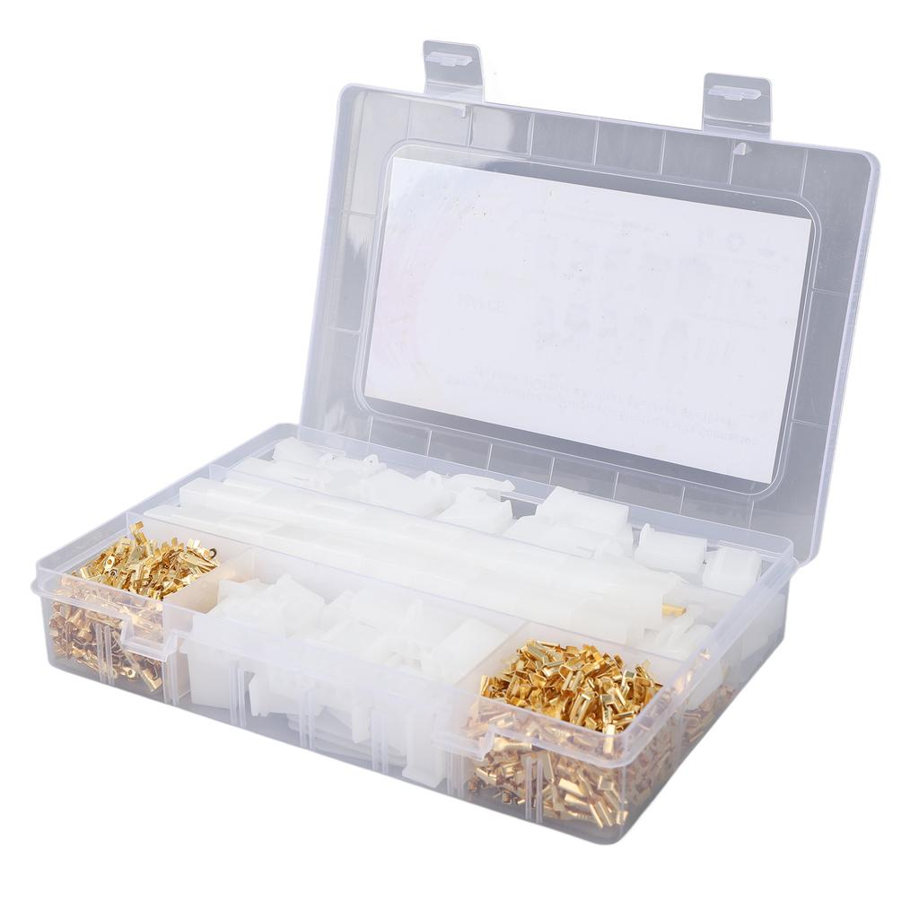 580PCS Wire Connector Electrical Jumper Cable Male Female Plug Housing Pin Header Crimp Wire