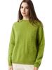 Brushed Wool Semi-High Neck Sweater for Women - Soft, Skin-friendly, Warm & Versatile Base Layer for Autumn/Winter.