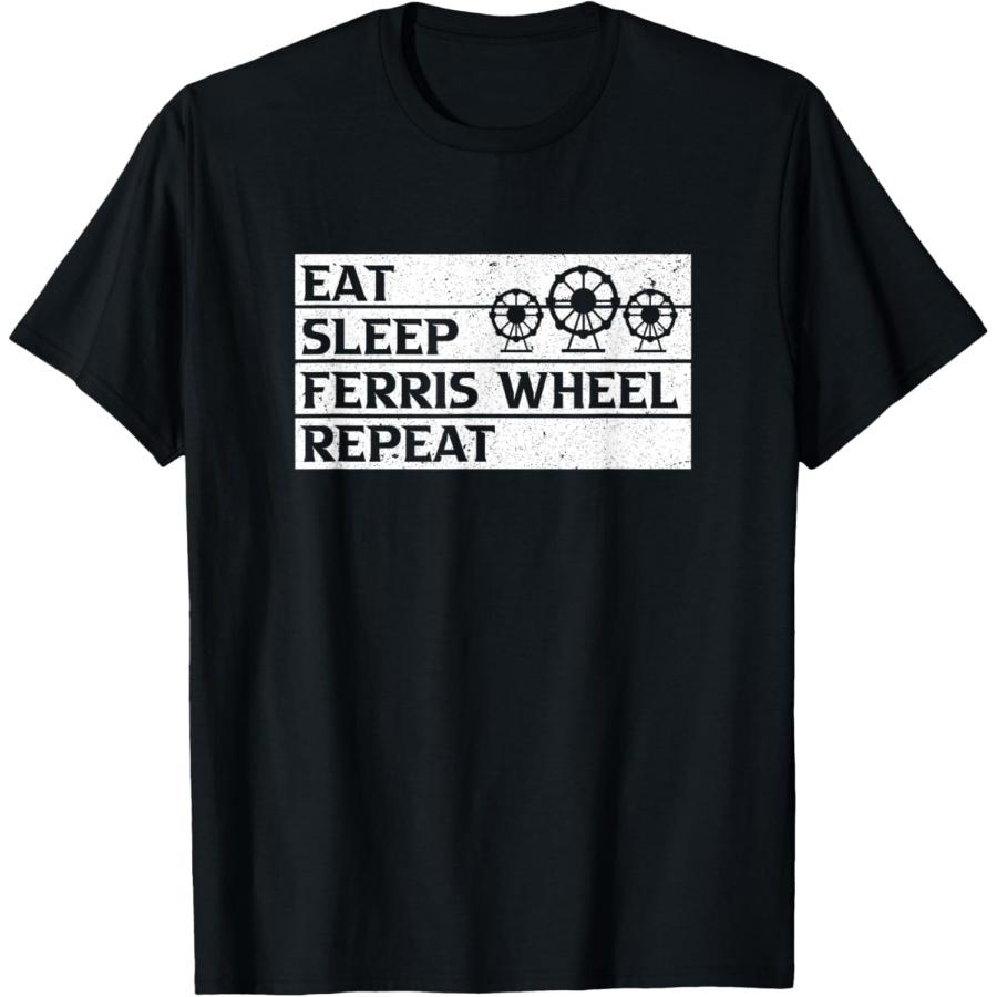 Поездка на колесе обозрения Гигантские колеса обозрения Карнавальная футболка с цитатой(16) S