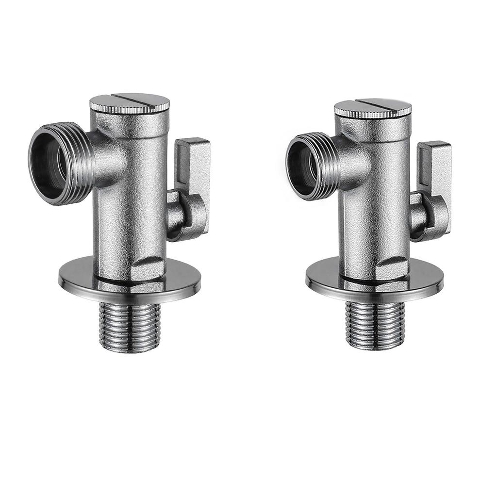 Toilet Dedicated Angle Valves With Filter Screen Large Flows Water Stop Valves Water Tap Connector Bathroom Accessories