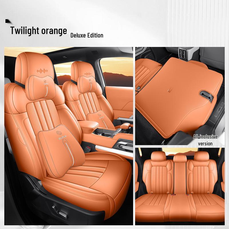 2025 Fangchengbao Ti7 Full-Coverage Breathable Leather Car Seat Cushion