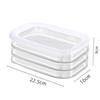 Food-Grade Transparent Refrigerator Storage Box – Large Capacity for Kitchen Organizing