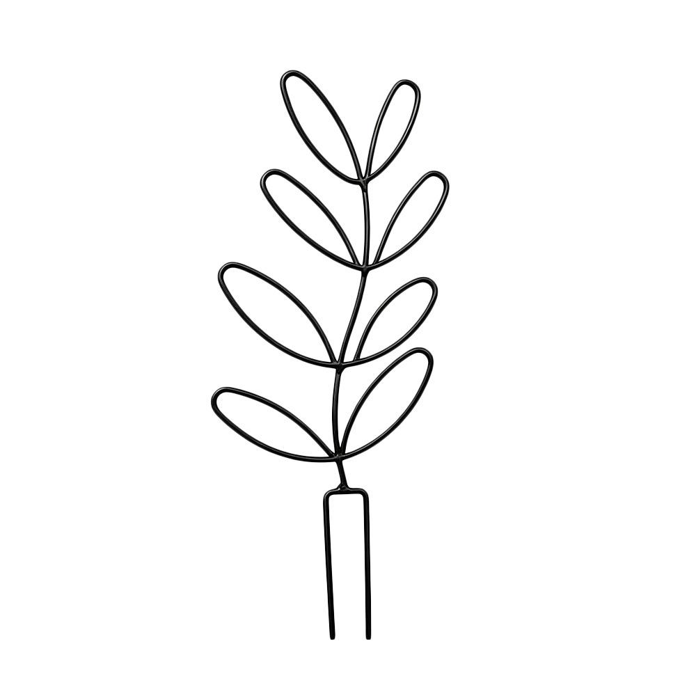Rustproof Garden Climbing Frame Leaf Shaped Design Flowers Trellis Plant Trellis Indoor Outdoor