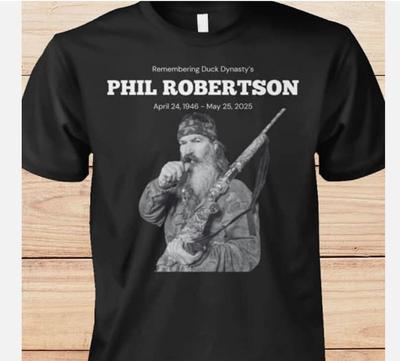 Erinnerung an Phil Robertson Duck Dynasty T-Shirt Volle Größen S-5XL Unisex T-Shirt