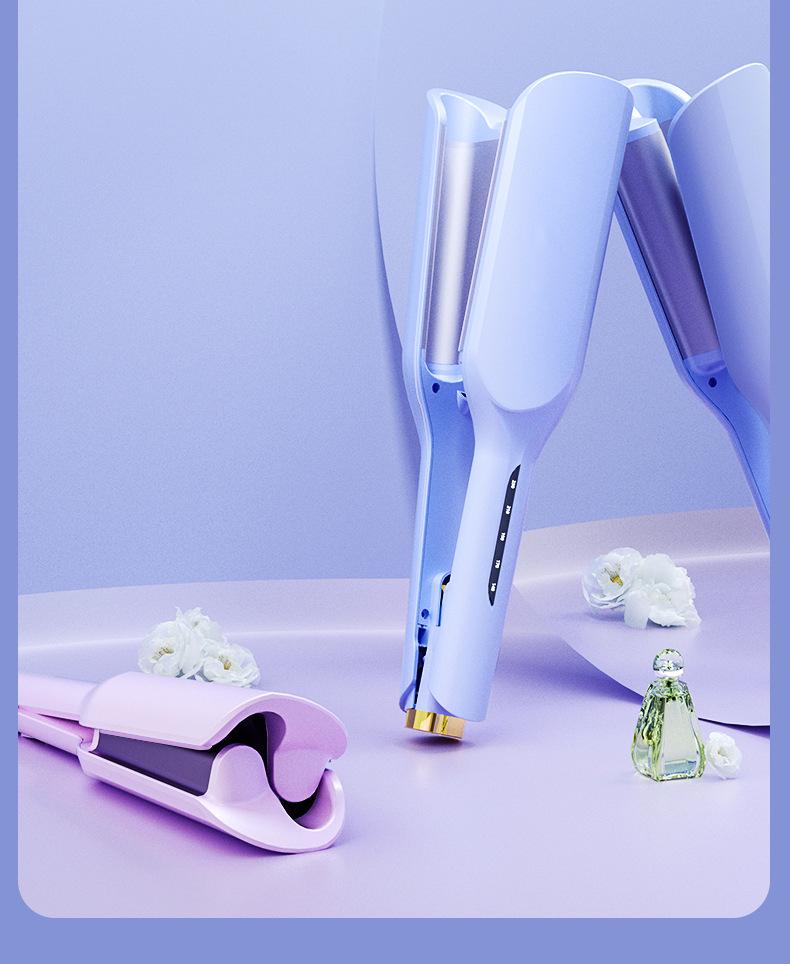 Mini Portable Wet/Dry Dual-Use Egg Curling Iron with Negative Ions