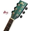 Guitare Acoustique - Winzz 40 pouces - Bleu-verte - Droitier - Accessoires inclus