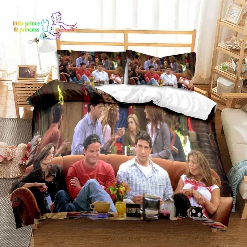 

Friends Drama Tv Series Comfortable Duvet Quilt Cover Pillowcase Bedding Set Children Bedroom Decoration Home Textile 70x133cm 2pcs