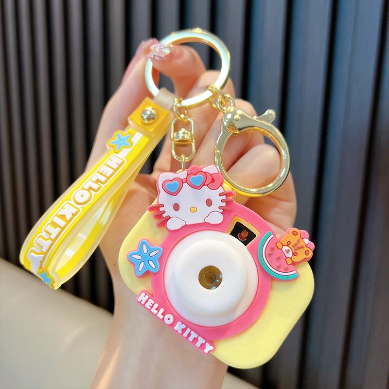 Luminous Cartoon Projector Camera Keychain - Small Gift & Bag Pendant