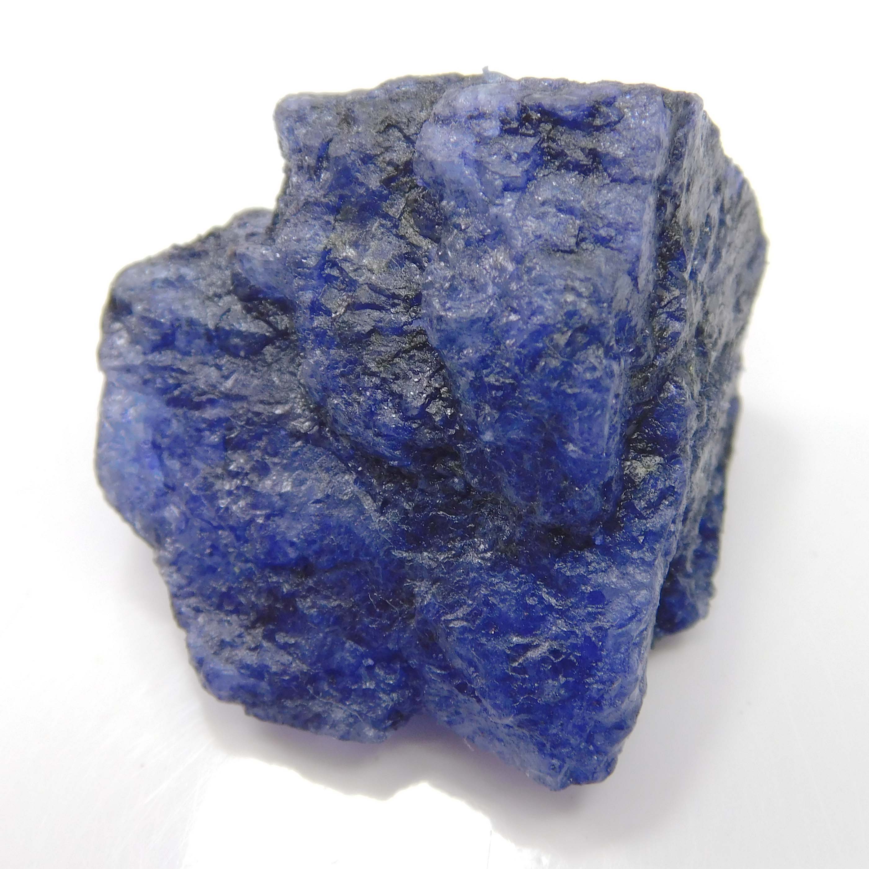 

CERTIFIED Natural Earth Mined Blue SAPPHIRE 86 Carat Uncut Rough Loose Gemstone 32.4 mm Approx. синій