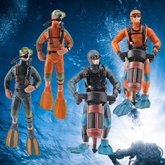 

DIY Мини Прочный износостойкий морской торт Украшение Дайвинг Фигура Дайвер Кукла