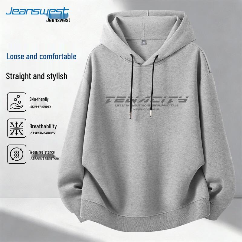 Jeanswest Men s Trendy Loose Fit Crew Neck Sweatshirt 2XL