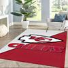 Kansas City Chiefs Square Rugs Are a Great Choice for Living Rooms, Bedrooms, Home Décor, and As Gifts.