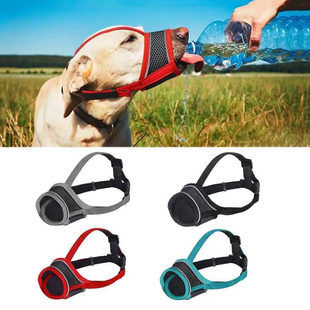 Breathable Dog Mouth Cover Adjustable Anti-biting Dog Muzzle Dog Muzzle Cover  For Anti-chewing